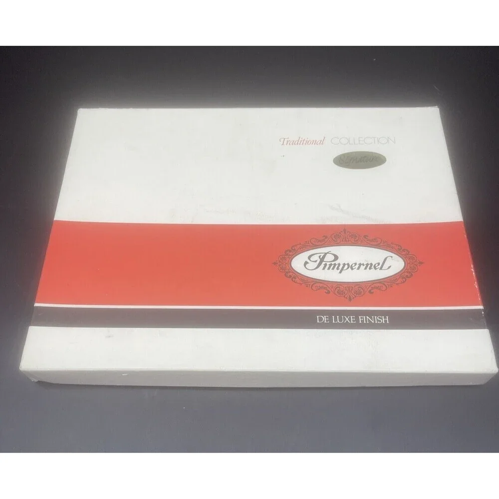VTG Pimpernel Deluxe Finish Cream‎ Furber Flowers Placemats 12” X 9” Set Of 4